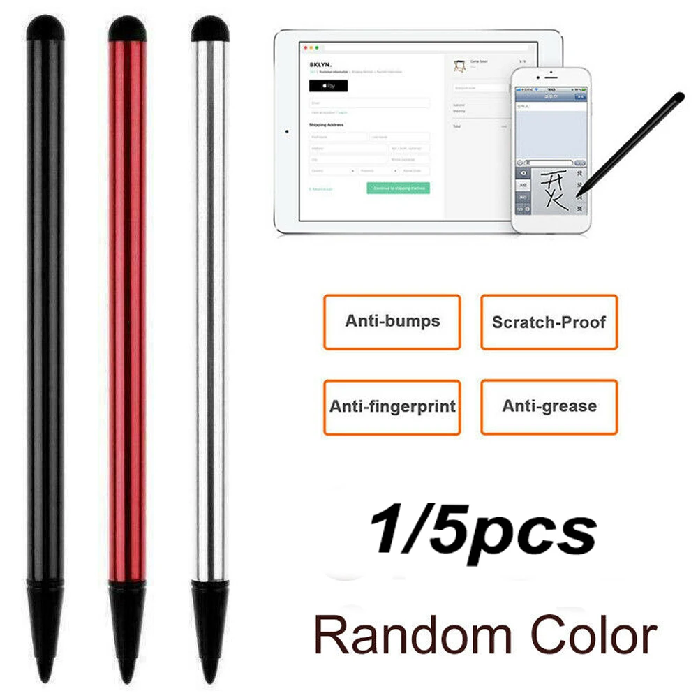 Hot Sale Multicolor Compact Stylus Pencil Electronics Touch Screen Pen Capacitive Pen For Tablet iPad Cell Phone Samsung PC