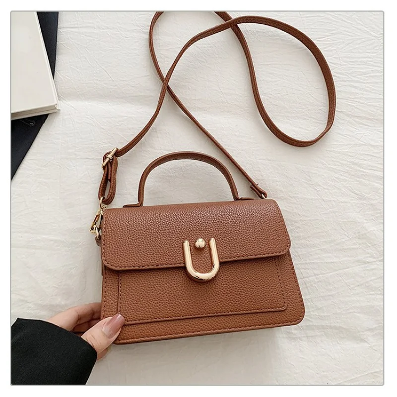 

High-End Minimalist Leather Tote Bag Elegant Large Capacity Solid Color For Business Women Chic