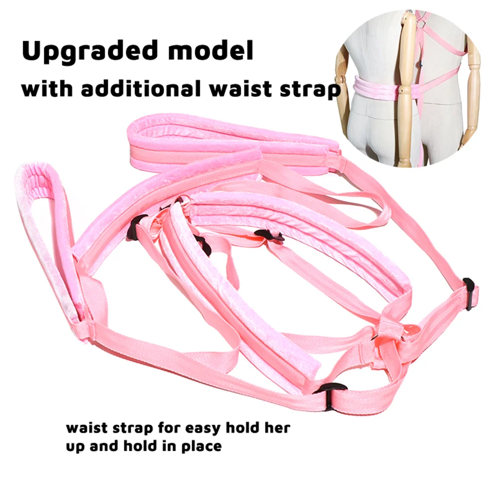 Adult Sex Toys for Couples BDSM Bondage Love Slings Sex Swing Set with Adjustable Straps Soft Plush Padding Mat Restraints Toys