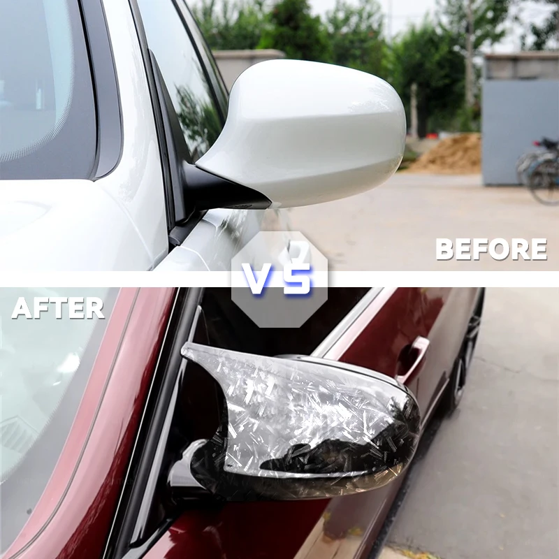 Fit For BMW E90 E91 2005-2011 E92 E93 2006-2013 E81 E82 E88 E87 E88 Side Rearview Mirror Cap Wing Mirror Cover Car Accessories