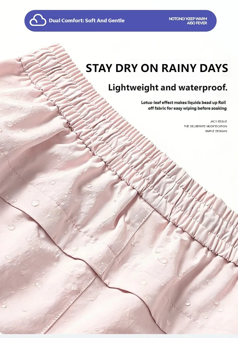CHRLCK Women's Waterproof Hiking Pants Loose Quick Drying Cargo Pants Fishing Camping Cycling Trekking Jogging Trousers