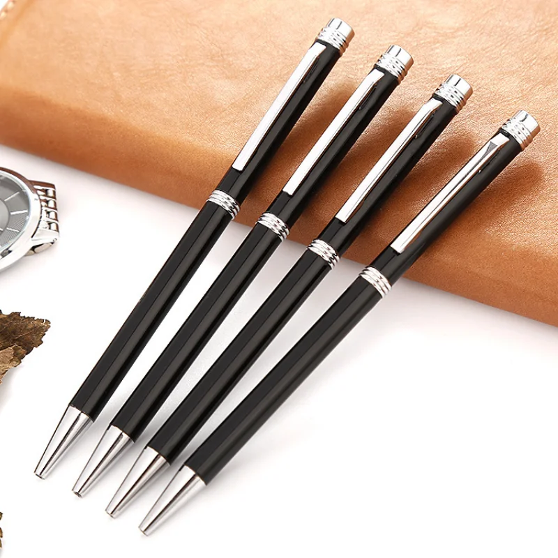 Caneta esferográfica escritório cultural precioso esferográfica negócio criativo caneta de água metal assinatura presente caneta