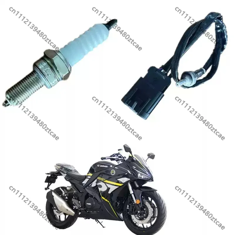 Motorcycle O2 Oxygen Sensor Fit for Nuoma Twin‑Cylinder Sport Bike Modification Spare Parts