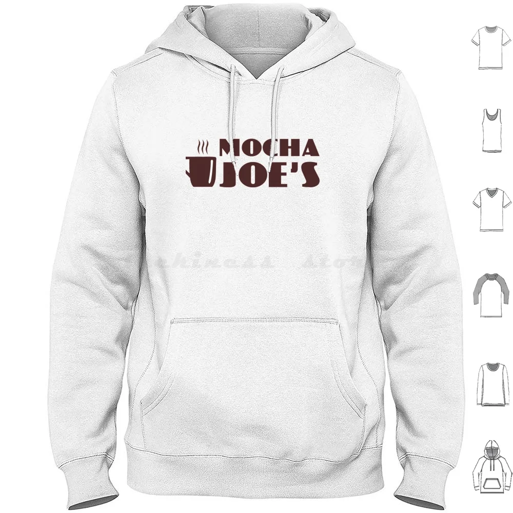 

Mocha Joe _ S Coffee Shop Hoodies Long Sleeve Seinfeld Jerry Seinfeld Kramer George 90s Sitcom Funny Tv Elaine Benes