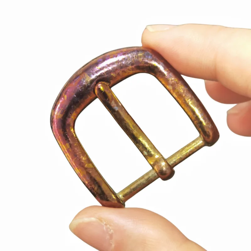 التيتانيوم النقي 25 مللي متر حزام رئيس دبوس مشبك تلميع غير قابل للصدأ الرجال والنساء هيبوالرجينيك تنوعا موضة مشبك حزام غير رسمي #2