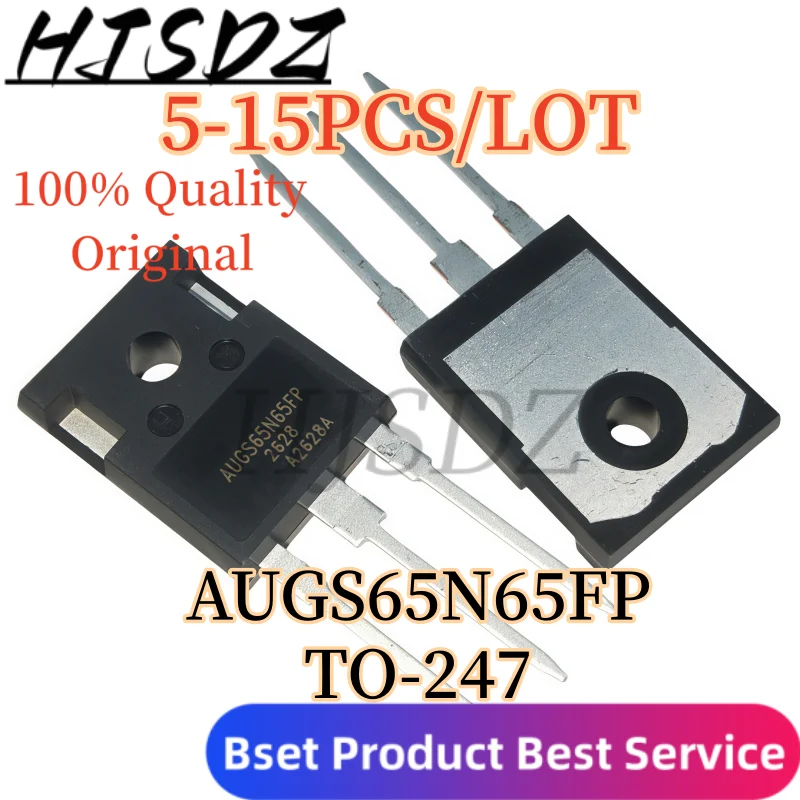 【5-15PCS/LOT】AUGS65N65FP AUGS65N65 65A 650V TO-247 IGBT Insulated Gateipolar Transistor