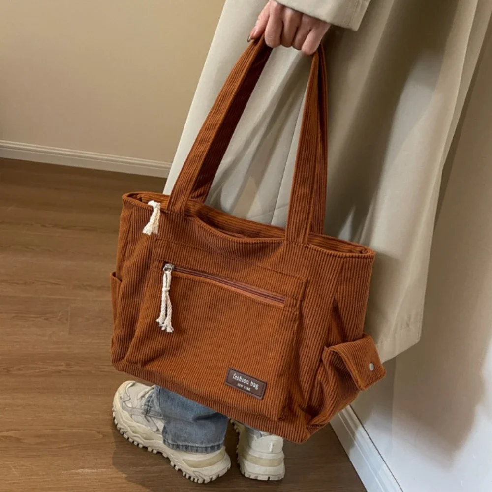 بلون سروال قصير حقيبة ساع عادية سعة كبيرة حقيبة نسائية صغيرة حقيبة كتف سيدة متعددة الاستخدامات مع سحاب حقيبة يد الإناث