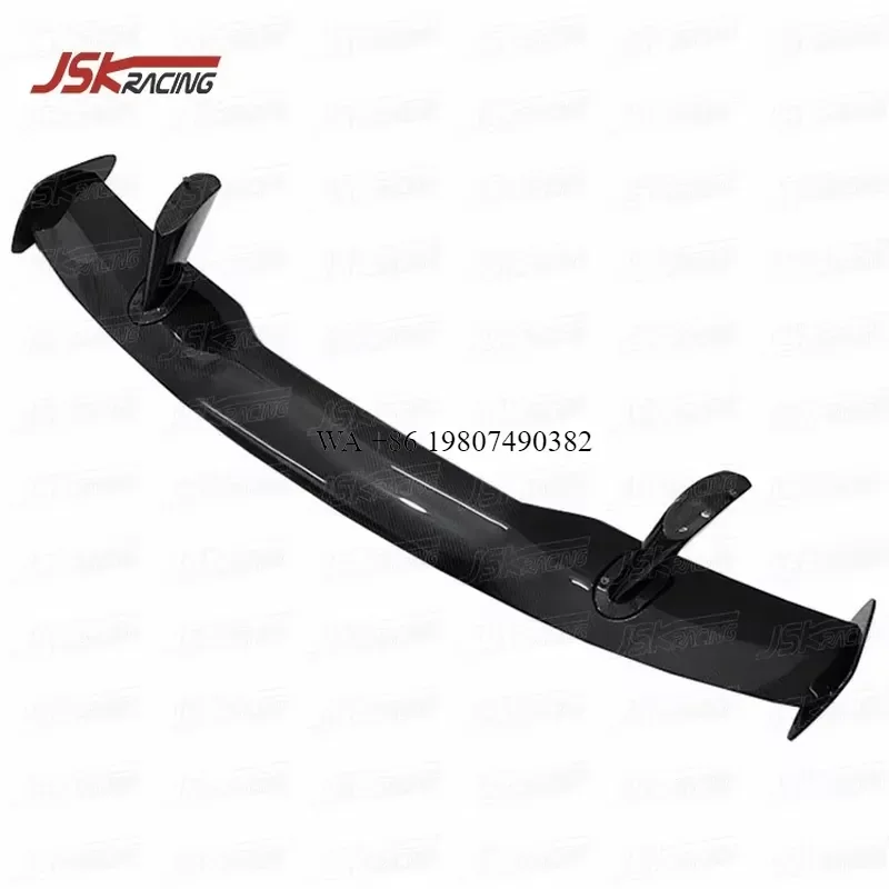 Wmwmnu M Style Dry Carbon Fiber Rear Spoiler Wing Trunk Lip for 2019 2020 2021 2022 GT Car Exterior Accessories Body