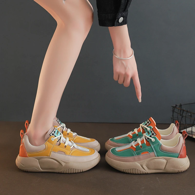 

Fashion Sneakers Women Shoes PU Leather Shoes Woman Flats Comfortable Female Casual Walking Loafers Ladies Sports Shoes