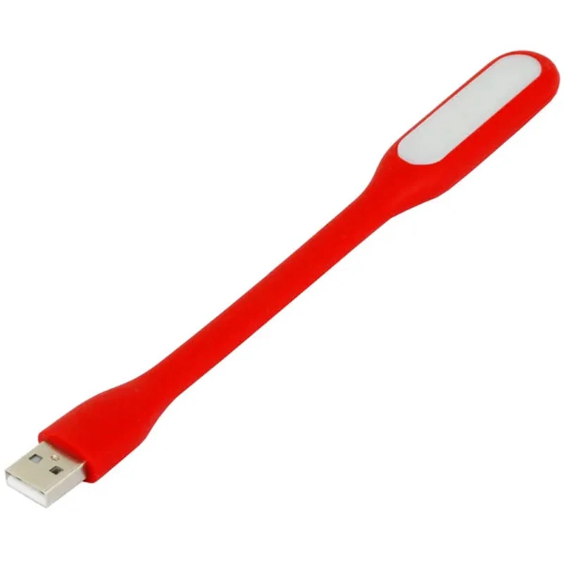 USB LED 비상 조명, 유연한 구부릴 수 있는 독서 조명, 휴대용 미니 야간 조명, 보조배터리 컴퓨터 PC 노트북용