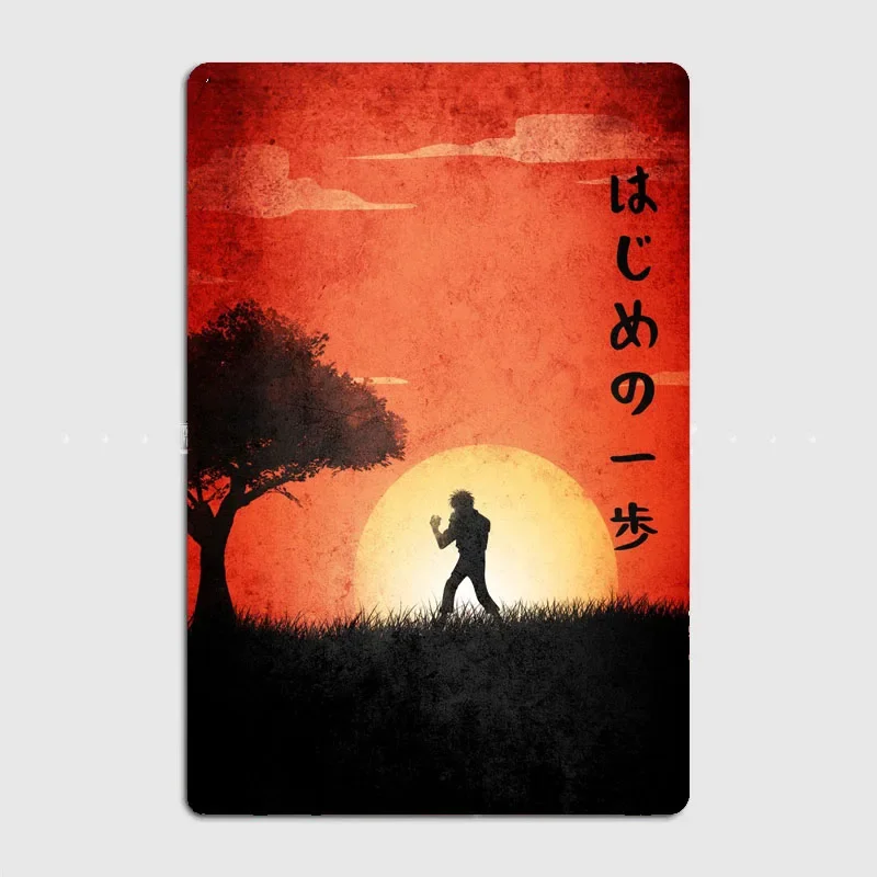 Hajime No Ippo  farmhouse decor  home decor  wall decor  room decoration Cartoon board Landscape drawing board