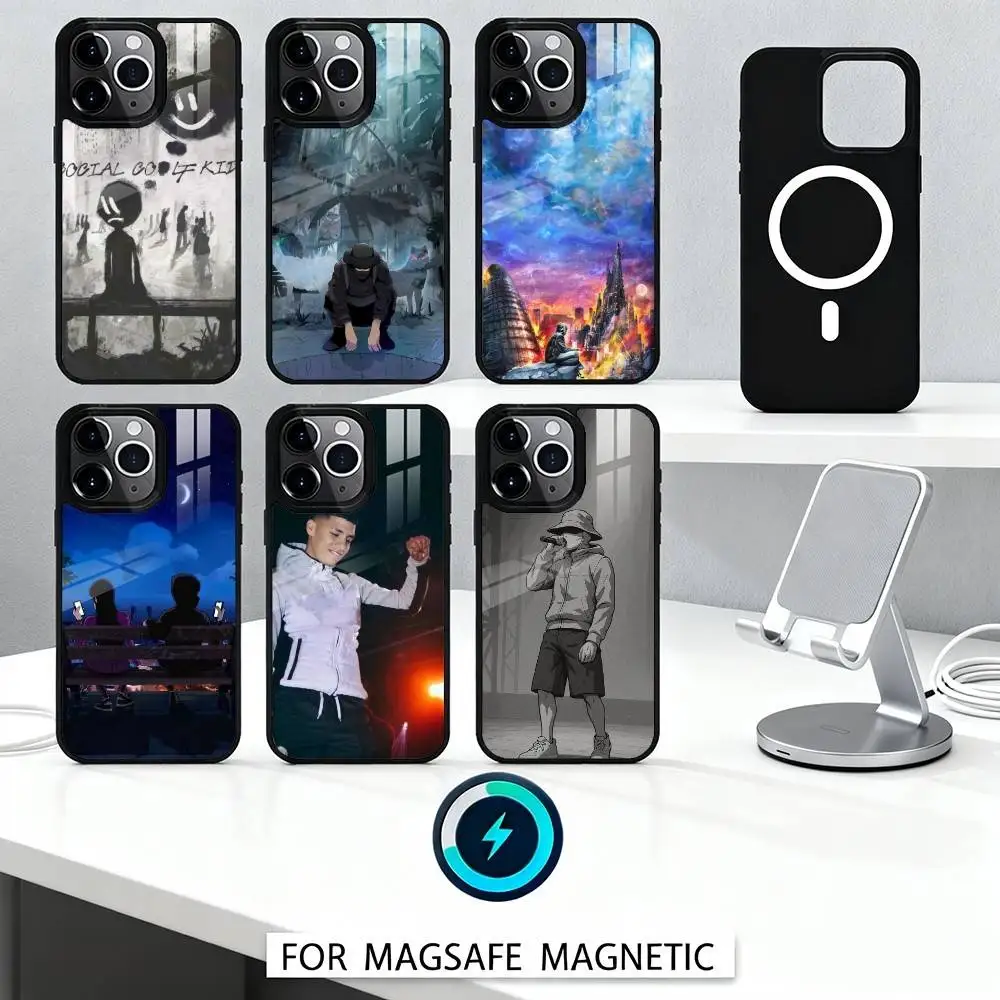

E-Edgy S-Swaggy B-BENY JR Rapper Phone Case For iPhone 17,16,15,14,13,12,Pro,Max For Magsafe Magnetic Wireless Charging