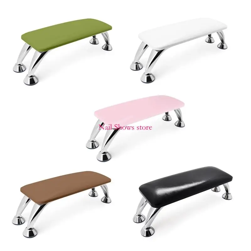 

E0BC Microfiber Leather Big Arm Rest Cushion for Fingernail Toenail,Professional Table Armrest Manicure Hand Pillow