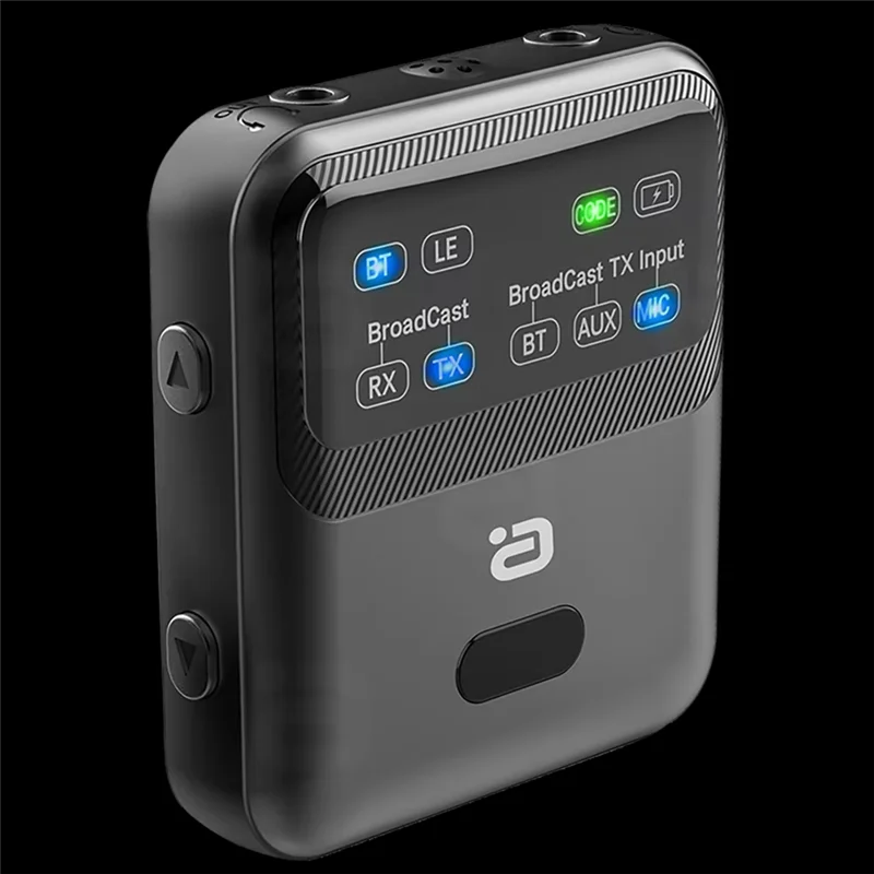 JABS-transceptor de Audio Bluetooth 5,4, adaptador de Audio LE, transmisión de 1TX a más de 100 dispositivos RX para compartir, AAC/Aptx-AD/LC3, USB