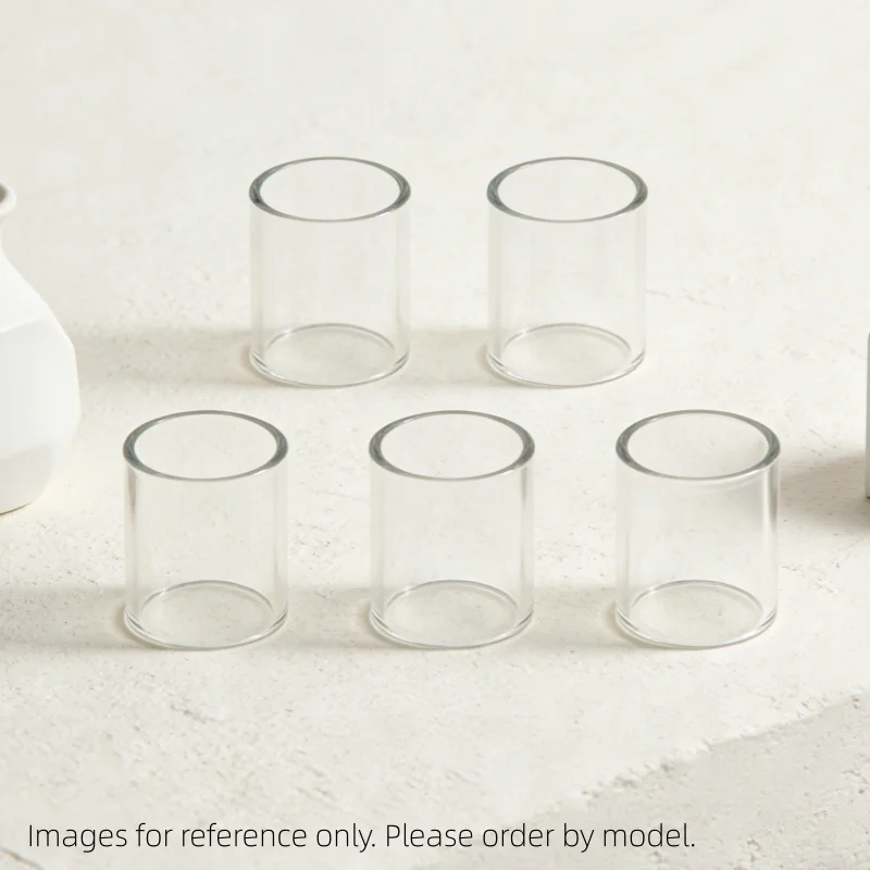 5pcs Glass Tube Replacement Clear Straight for Smok Micro TFV4 2.5ml/3.5ml/5ml/Plus Glass Tank mtl Accessories