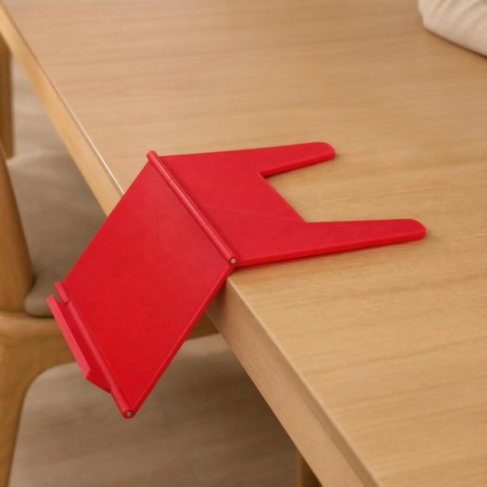 Folding Mahjong Card Display Rack Portable Stand for Mahjong Game Set with Clear View Panel Design