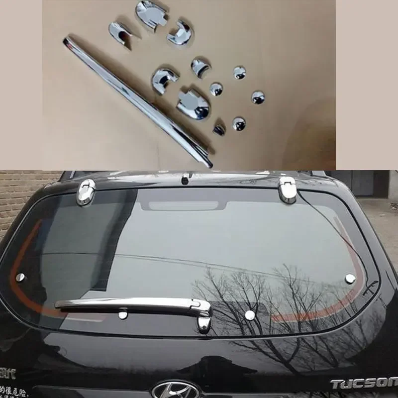 

Car Accessories FOR Hyundai Tucson 2004-2006 2007-2009-2010 2011 2012 Chrome car rear wiper cover protection decorative sticker