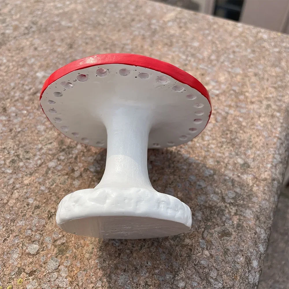 Resin Mushroom Earring Holder 26 Holes Earrings Storage Rack 9x9cm Display Rack Home Desktop Ornament Stand Organizer Decor