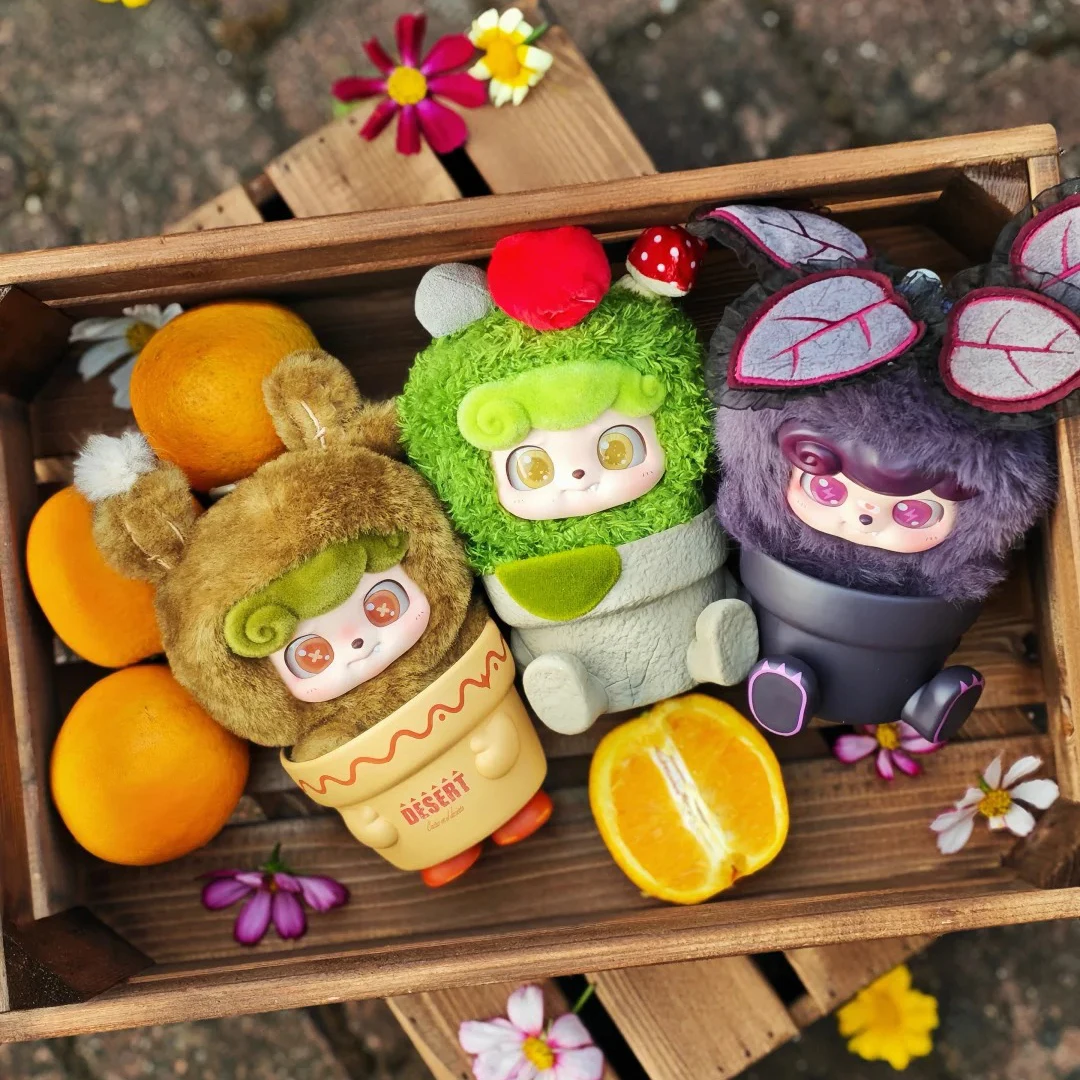 JOTOYS Q Pet Potted Story Series Blind Box Cute Plush Figure Trendy Toys Lovely Ornament New Arrival Gifts For Women Collectors view 2