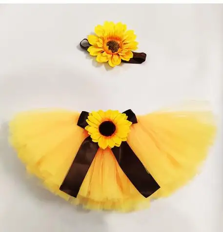 

1Set Newborn Baby Photography Outfit Tutu Dress Headband Infant Girls Baby Shower Dress Summer Toddler Clothes