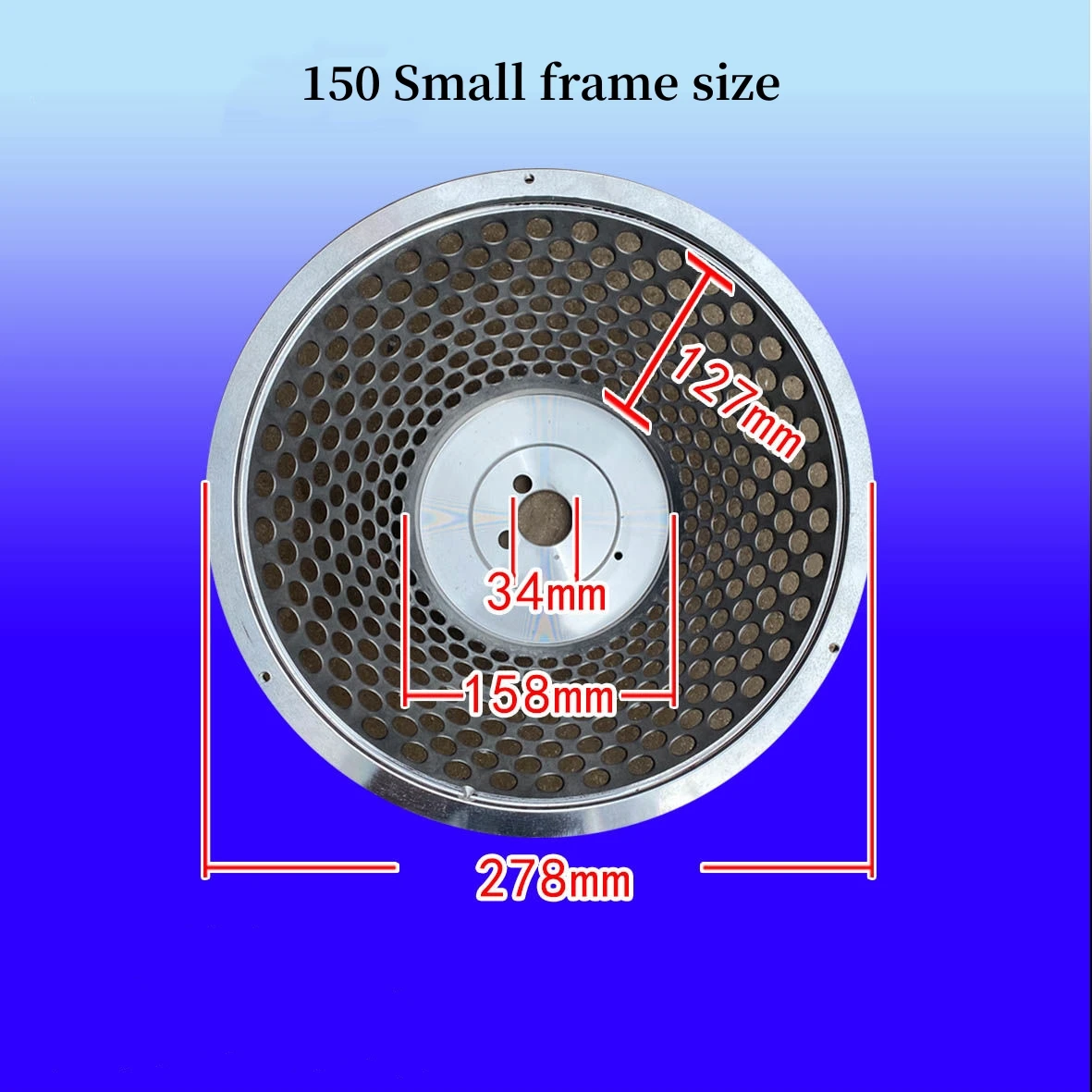 150 type soymilk grinding machine filter mesh frame soybean grinder sieve frame Rice pulp Refiner parts