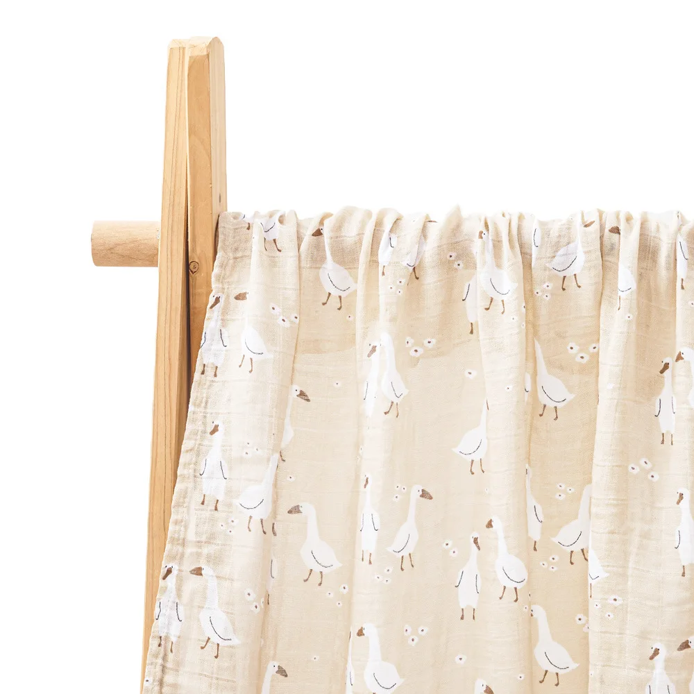 120X110 см бамбуковое хлопковое детское пеленальное мягкое одеяло для младенцев, плотно прилегающее, удобное, нежное, легкая ткань для кожи