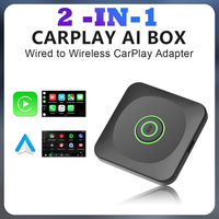 2 in 1 Wired to Wireless Carpaly Al box Wireless CarPlay/Android Auto/ Android 13 Car For Youtube Netflix Toyota Mazda Hyundai