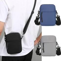 Simple Casual Mini Crossbody Bag Men's Nylon Small Shoulder Bag For Men Oxford Messenger Phone Side Sling Bag Husband Chest Bags