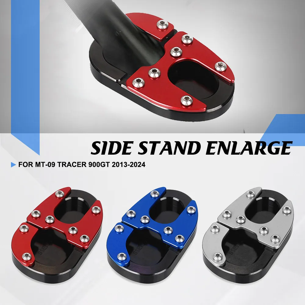 

MT09 XSR900 GP 2025-2026 Kickstand Foot Side Stand Enlarge Extension Plate Pad For YAMAHA MT-09 TRACER 900GT 2013-2024 2023 2022