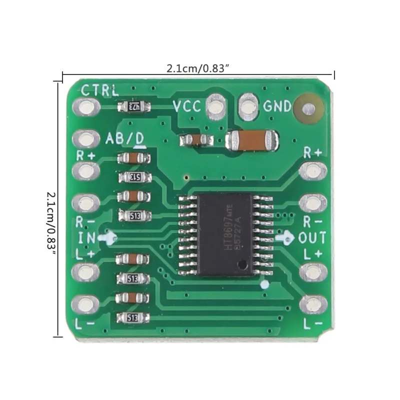 HT8696 Differentiële Versterker Board 2x10 w Digitale Klasse D Eindversterker
