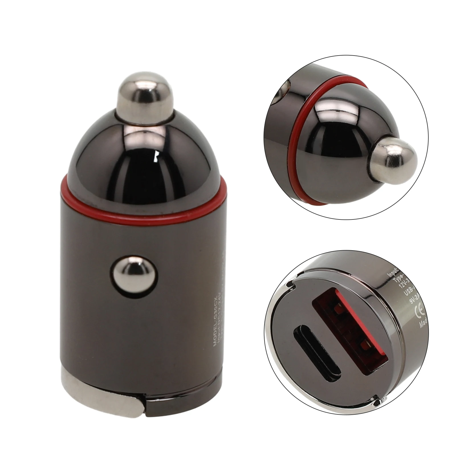 

Адаптер для быстрой зарядки, автомобильное зарядное устройство, автомобильное зарядное устройство, высокое качество, 1 шт., 2 порта, 65 Вт, аксессуары, автомобильное зарядное устройство для телефона, аксессуар