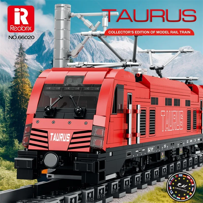 IN STOCK Reobrix 66020 MOC Taurus Passenger Train Building Blocks Assembling Bricks Model Children's Toys Christmas Gift Set