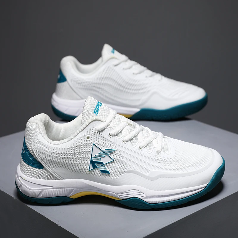 New Men Tennis Shoes Volleyball Shoes Badminton Shoes Breathable Athletic Trainers Sneakers Professional Sports Training