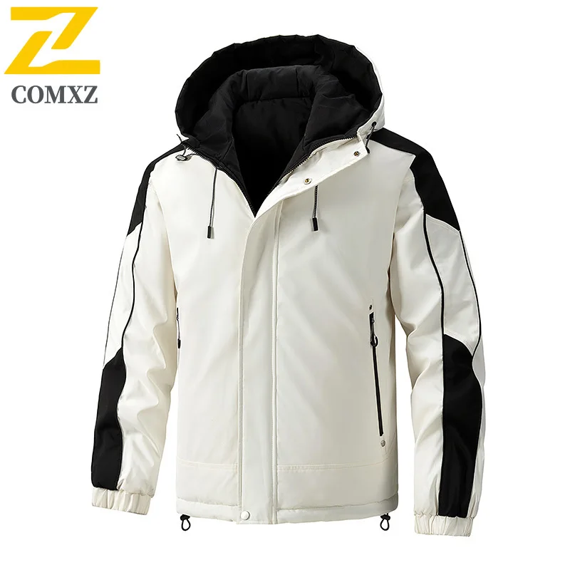 Classic Winter Jacket Men 2025 New Fashion Hooded Travel Windproof Thermal Parkas Multi Functional Coldproof Padded Jackets