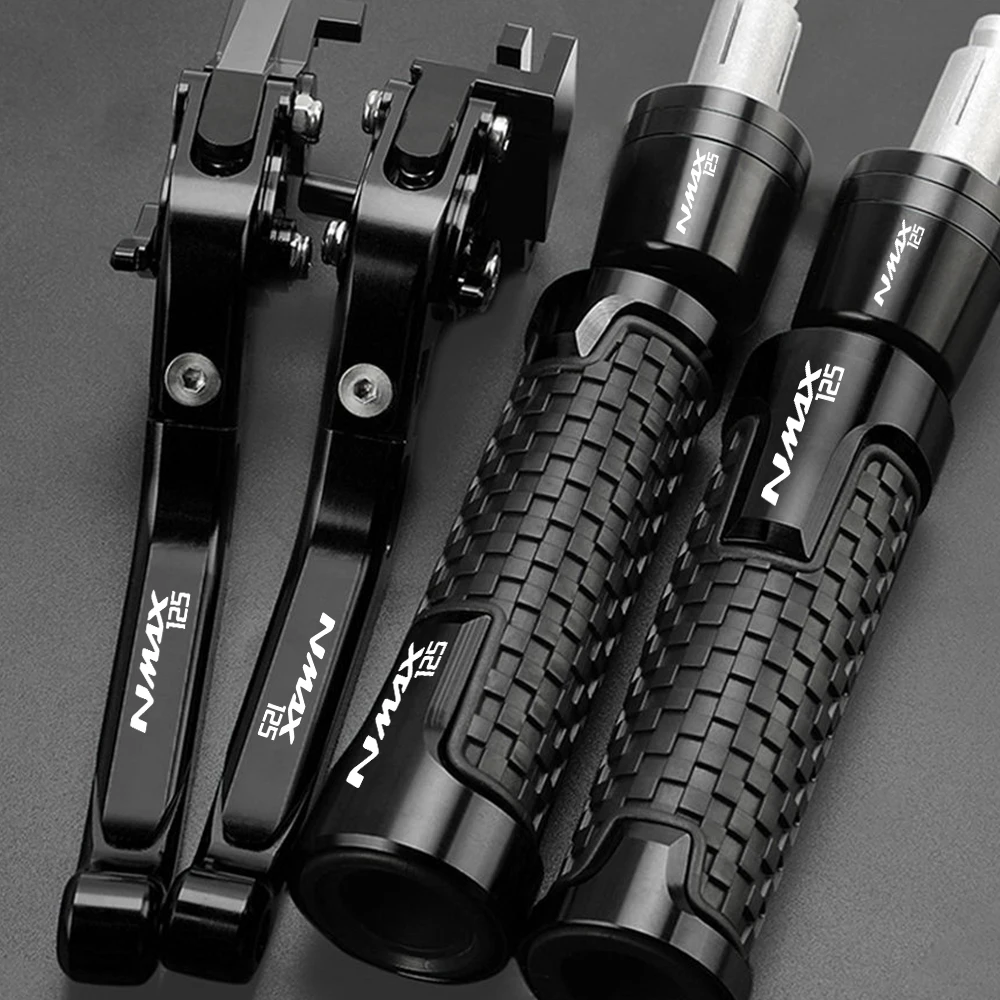 

Motorcycle Brake Clutch Levers Handlebar Grips ends For YAMAHA NMAX 125 NMAX125 N-MAX N MAX 125 2015-2021 2022 2023 2024 2025