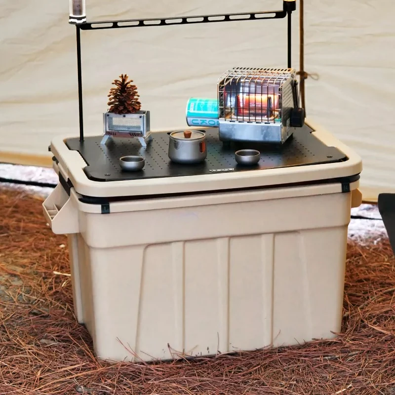 storage box, outdoor camping box, integrated modified table, high-value household storage finishing box