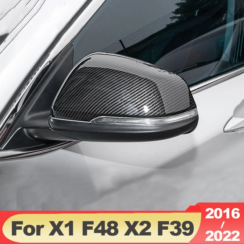 

ABS автомобильное зеркало заднего вида, боковая крышка крыла, накладки на корпус для BMW X1 F48 X2 F39 2016 2017 2018 2019 2020 2022, аксессуары