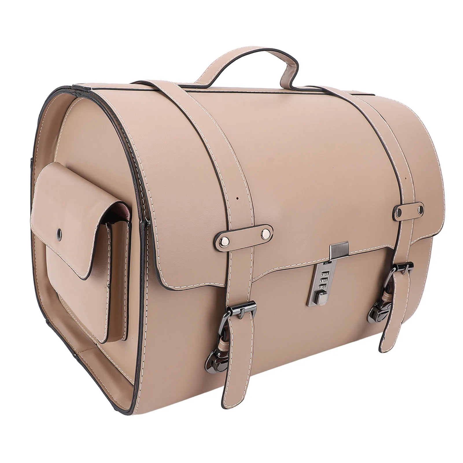 29.5L Motorcycle Tail Bag - Quick Release Waterproofing Motorbike Rear Seat Luggage Bag Helmet Bags with Combination Lock