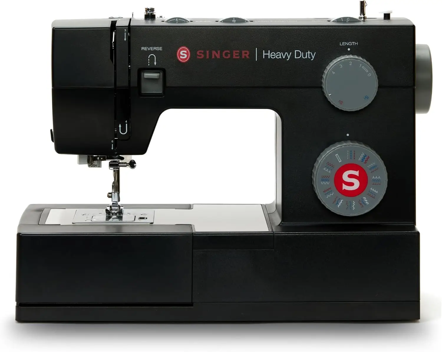 Singer Heavy Duty 4432 High Speed Black Sewing Machine With Accessory Kit | Strong Motor With Enhanced Piercing Power, 110