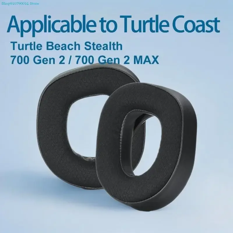 N2UB Replacement Protein Leather Earpads Ear Pads for Beach 700 Gen2/700 Gen2 Headphones Ear Cushions Earmuff Ear Cover