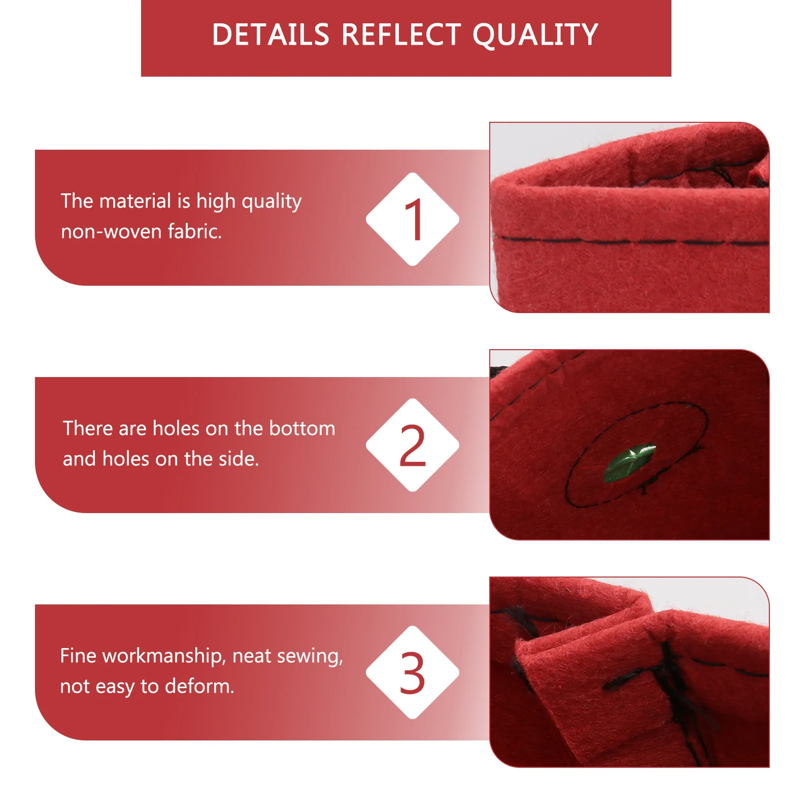 

1Pcs Hanging Planting Bag Multi-Hole Strawberry Growing Pouch Breathable Balcony for Vegetables Planting Bag