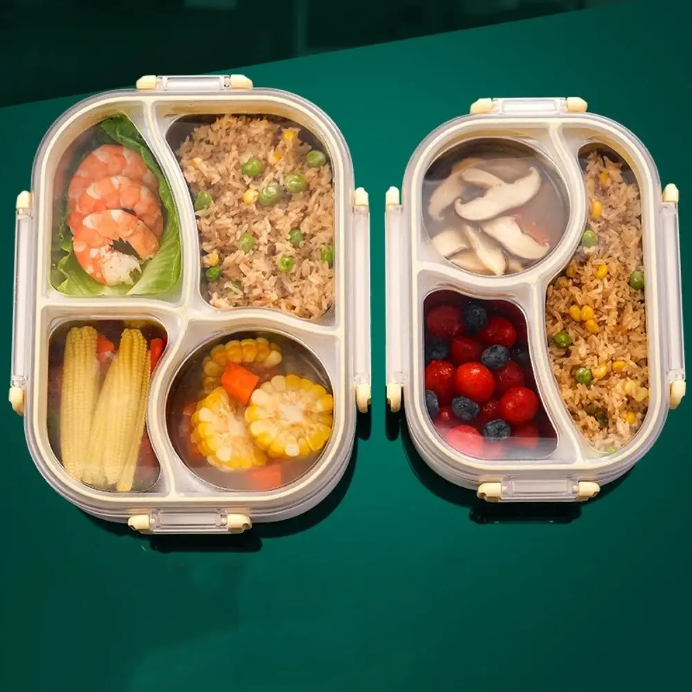 

Ланч-бокс из нержавеющей стали 900/1400 мл, съемный изолированный ланч-бокс для микроволновой печи, большой вместительности, прямоугольный