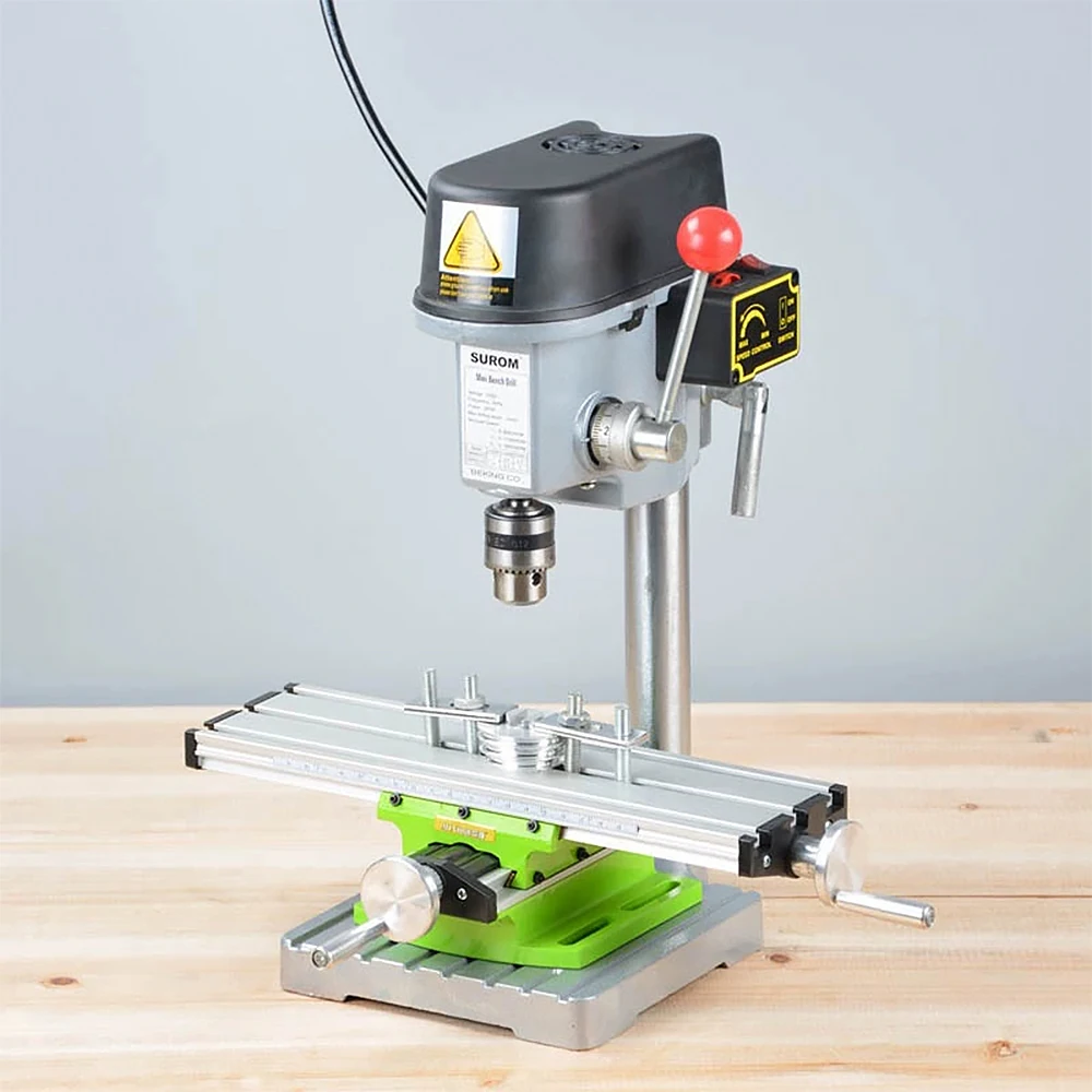 ALLSOME 220V 340W Electric Drill Stand Mini Table Top Bench Drill Stand Holder DIY Bracket Fixed Frame