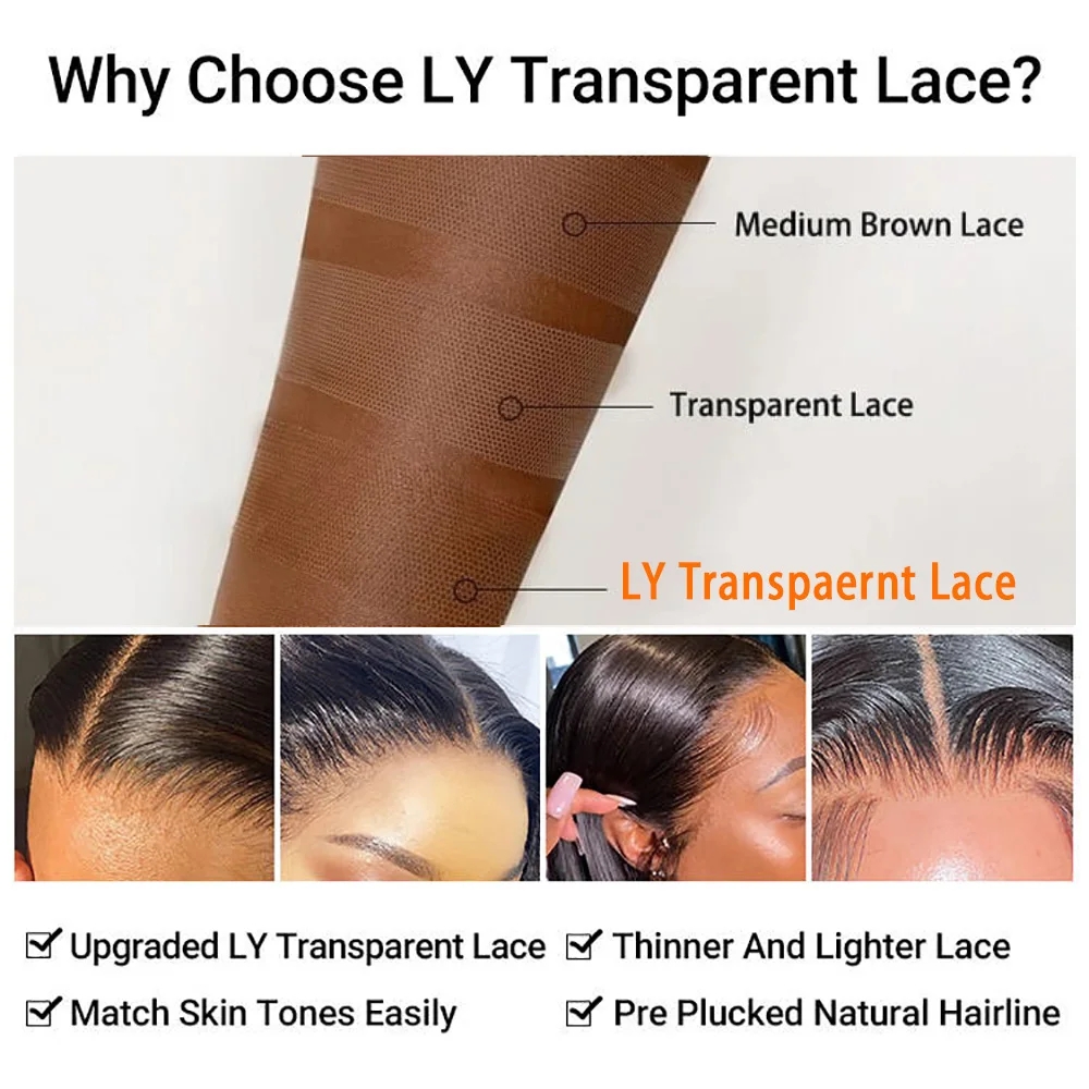 البورمية الضفيرة مع الانفجارات الزنجبيل 7x5 الدانتيل الشفاف غلويليس شعر مستعار جاهز لارتداء شعر بشري مجعد 360 كامل الدانتيل قبل قطع شعر مستعار دانتيل #5