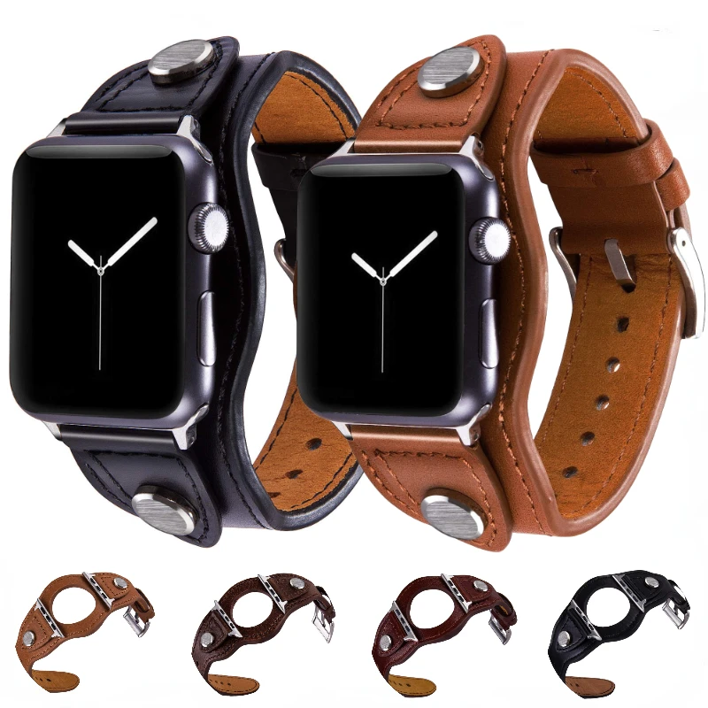 

Leather Strap for Apple Watch Band Ultra 49mm Comfortable Bracelet Wristband for iWatch 8 7 6 5 4 3 SE 45mm 41mm 44mm 42mm 40mm