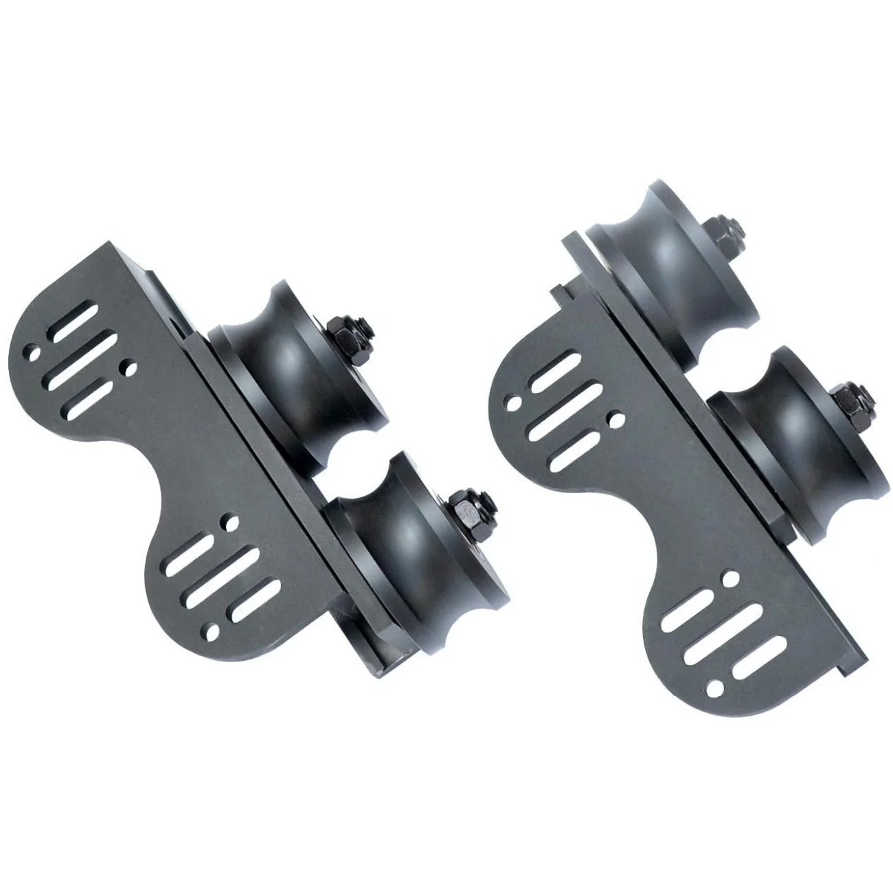 

Комплектующие для передвижной лестницы: верхний ролик и ограничитель.