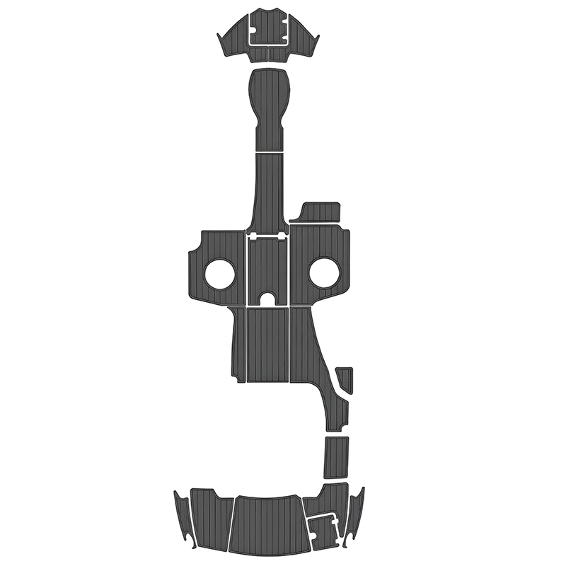 

Boat EVA Foam Faux Teak Deck Floor Mat for 2017-2019 Chaparral 244 Sunesta Anti-slip Custom EVA teak marine deck flooring