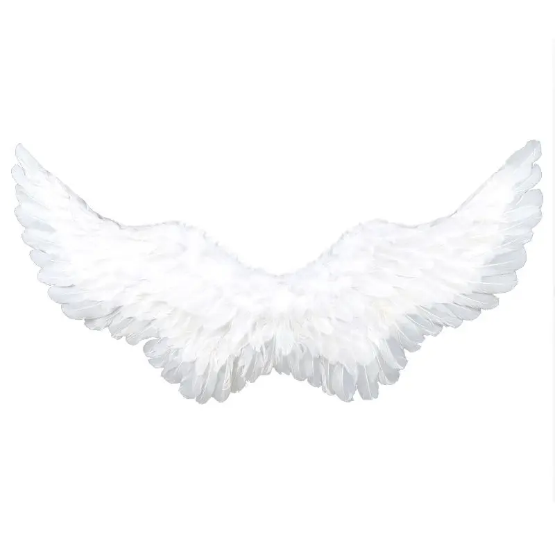 

Angel Wings Girl Props Feather Backs Decorated with Black Angels Luminous Photo Decoration Fairy Stick Bow and Arrow