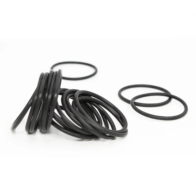 CS1.9mm preto NBR 70A borracha nitrílica O-ring juntas de vedação resistente ao desgaste junta O-ring espessura 1.9mm anel de borracha