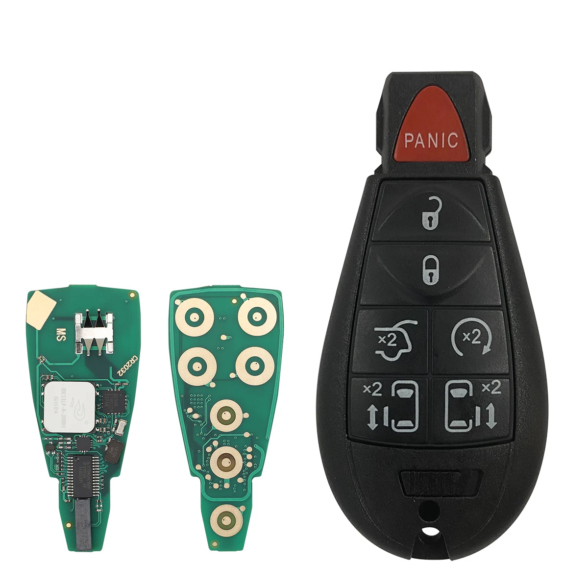 LIXIANG World Car Remote Control Key For Chrysler Town & Country Jeep Dodge M3N5WY783X/IYZ-C01C ID46 Chip 433MHz Keyless Card